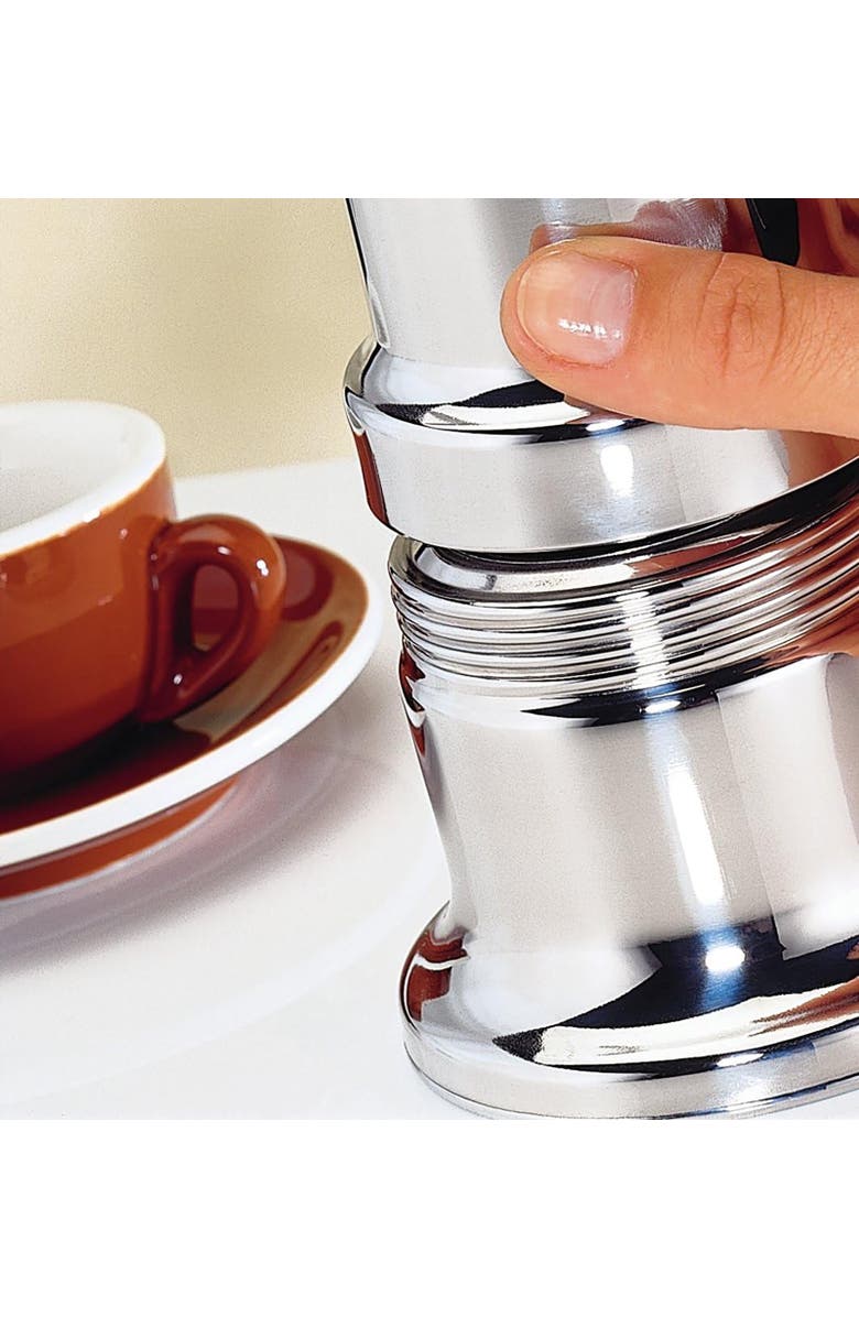 CILIO Aida Stainless Steel Stovetop Espresso Maker, Alternate, color, 8 Oz