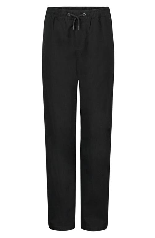 Billabong Kids' Larry Stretch Twill Drawstring Pants In Black