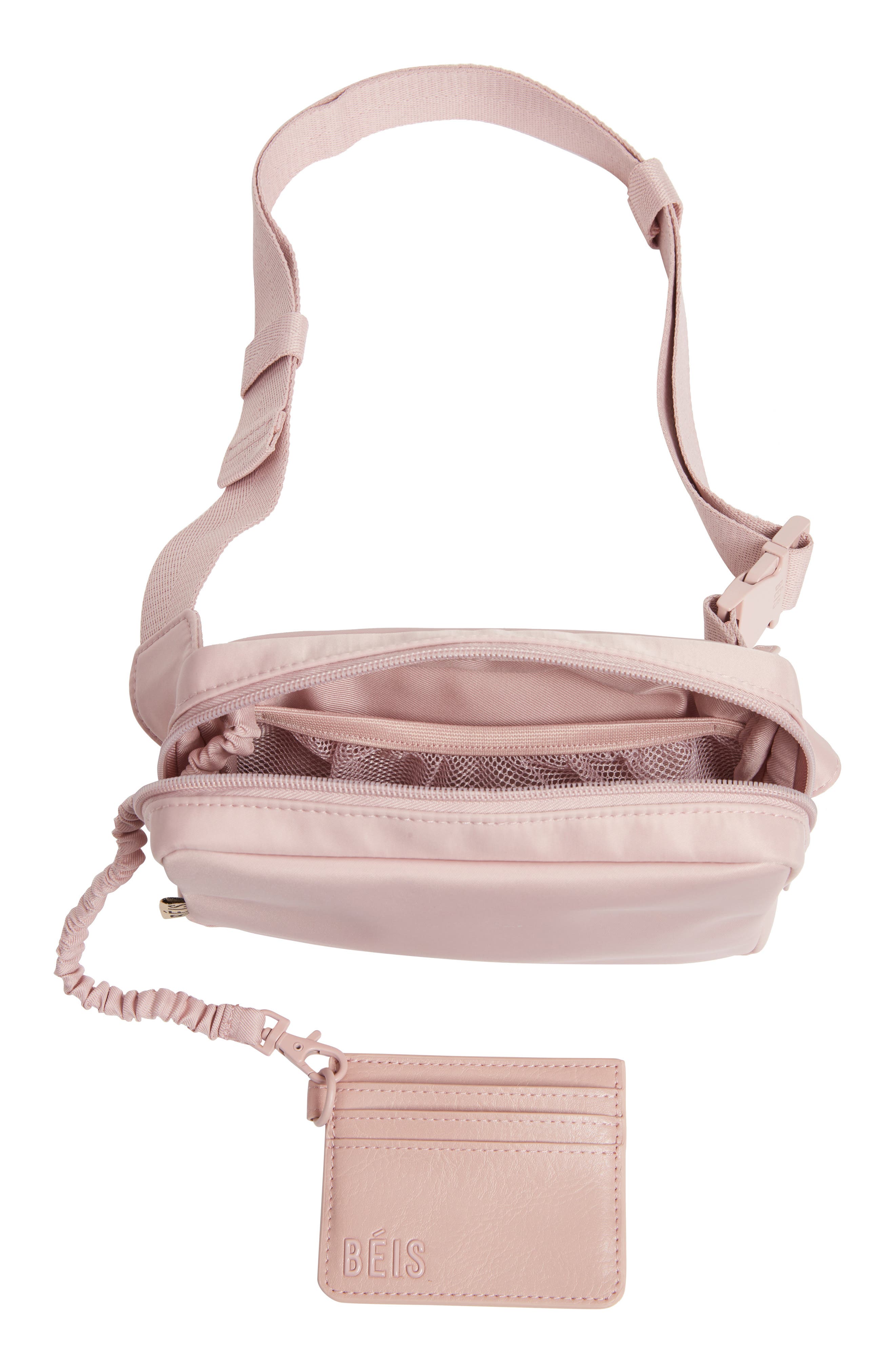 Béis Belt Bag, Alternate, color, Atlas Pink
