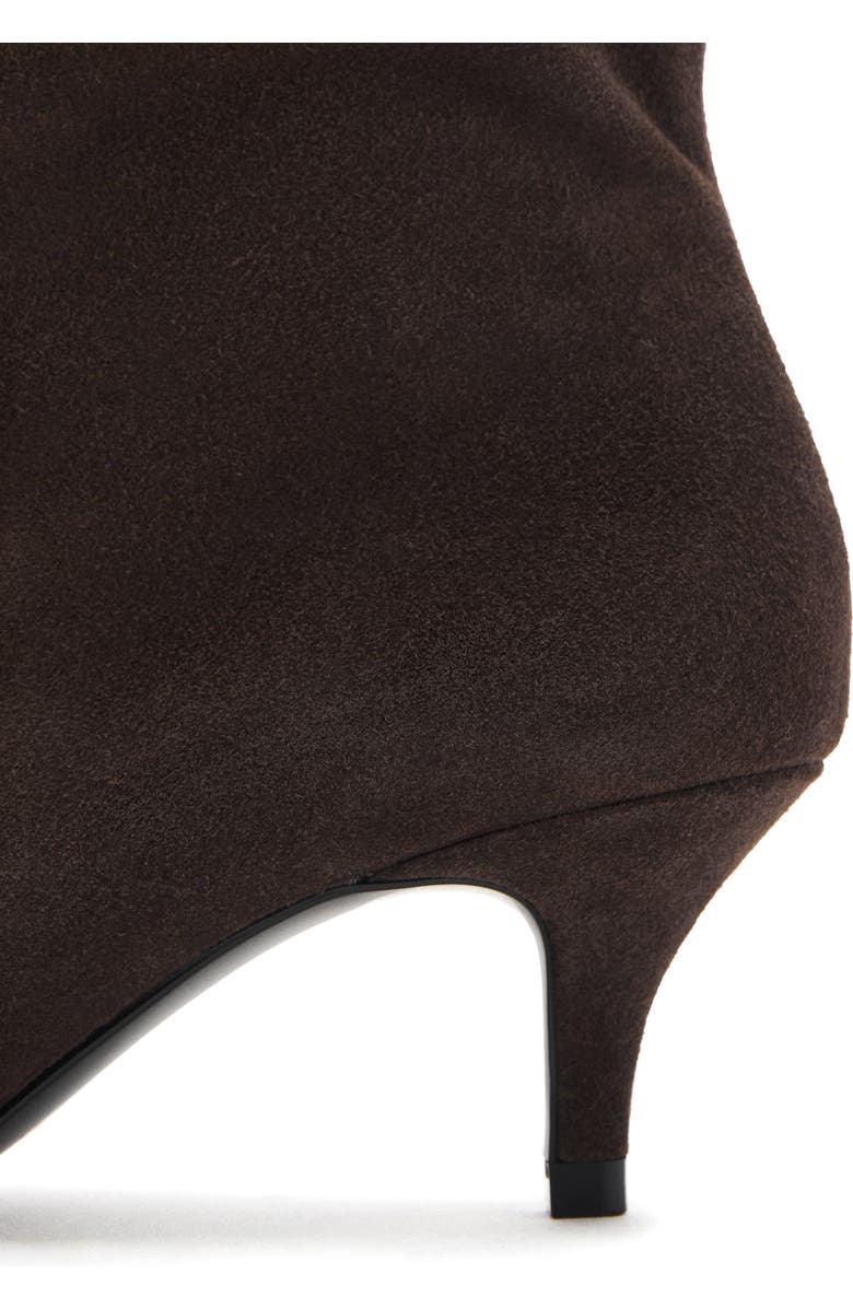 MANGO Pointed Toe Boot, Alternate, color, Chocolate