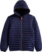Save The Duck Kids' Iris Quilted Hooded Puffer Jacket