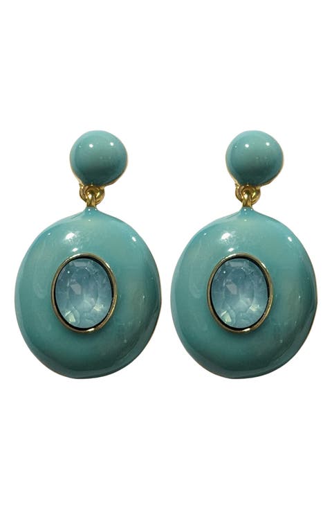 Maggie Crystal Drop Earrings