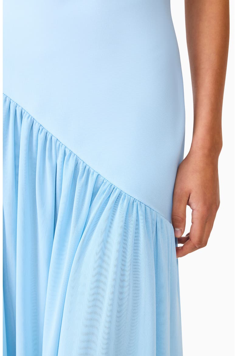 Jesselle Strapless Gown, Alternate, color, BABY BLUE