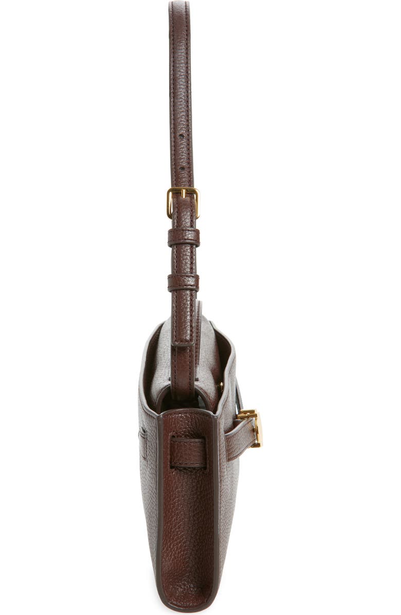 Veronica Beard Dash Leather Clutch, Alternate, color, Dark Raisin