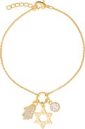 ATHRA LUXE Religious Charm Bracelet