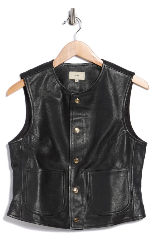 Dl1961 Leather Vest In Black