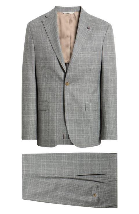 Midland Plaid Wool Suit
