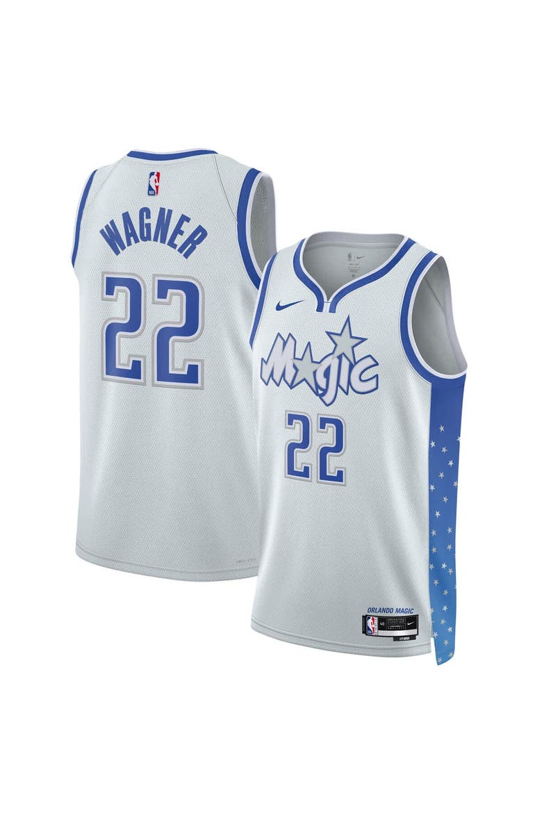 Unisex Nike Franz Wagner Silver Orlando Magic 2025/26 Swingman Jersey - City Edition, Main, color, Silver