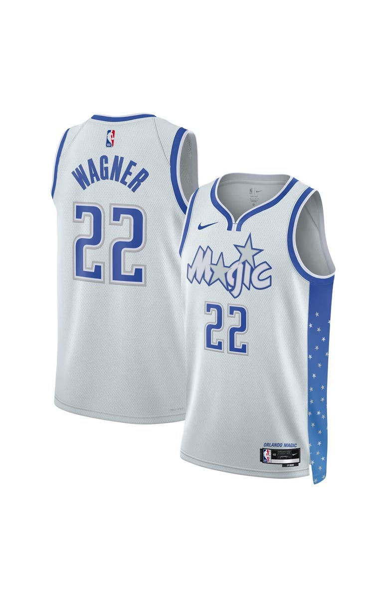 Nike Unisex Nike Franz Wagner Silver Orlando Magic 2025/26 Swingman Jersey - City Edition, Main, color, Silver