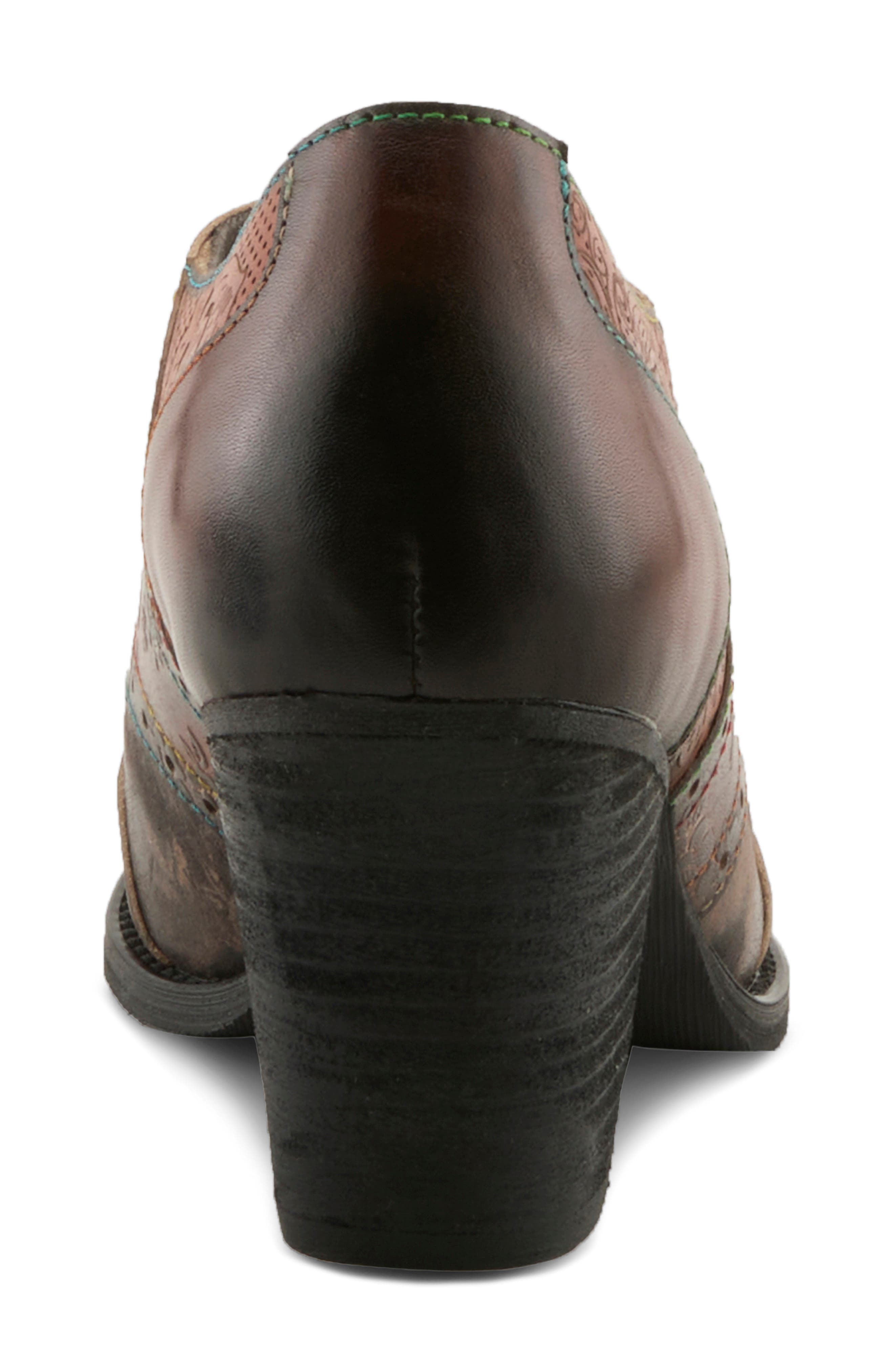 Ghita Oxford Bootie, Alternate, color, BROWN MULTI