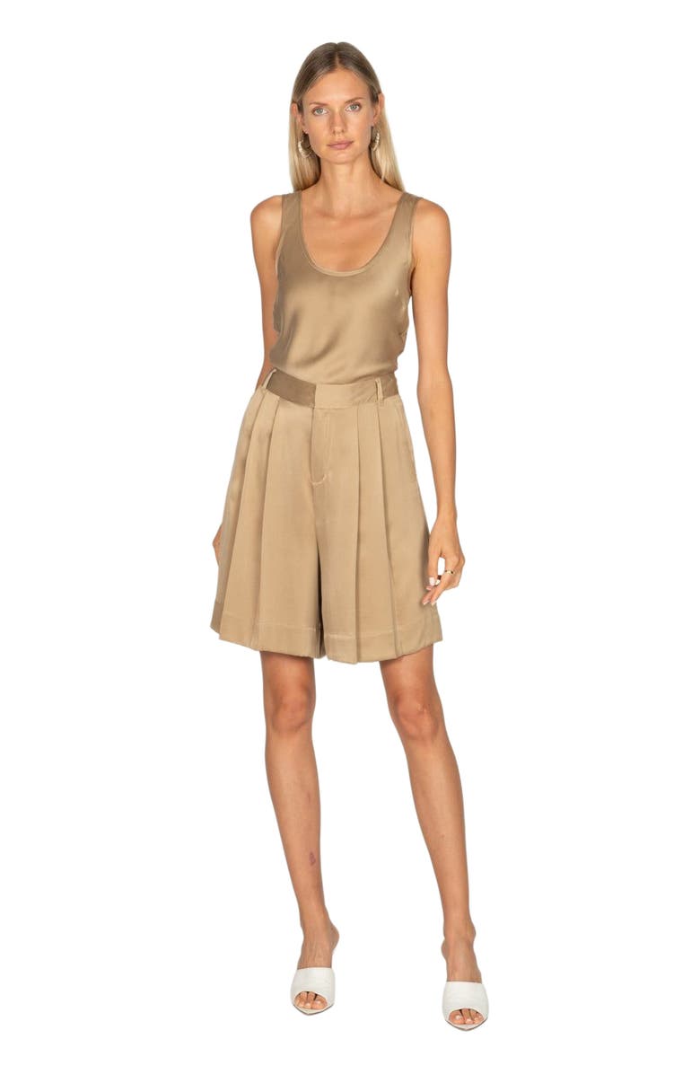 SECRET MISSION Claudette Shorts, Alternate, color, Sand