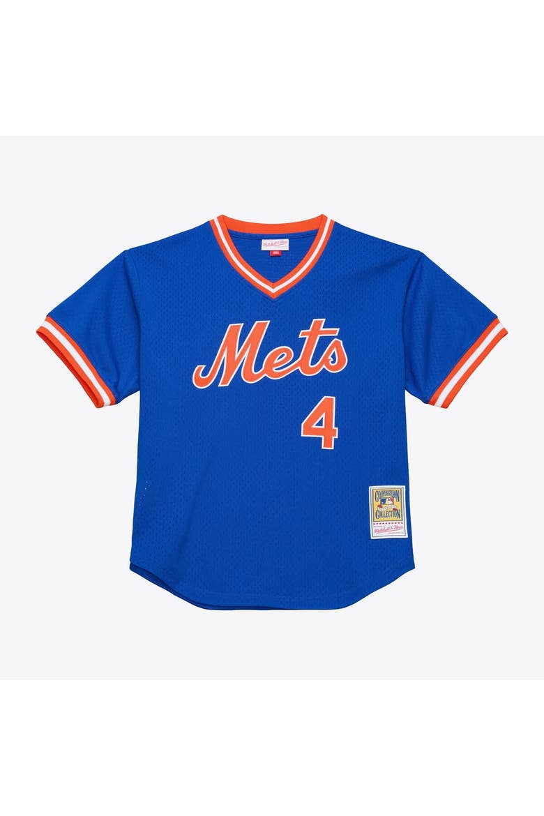Men's Mitchell & Ness Lenny Dykstra Royal New York Mets Authentic Batting Practice Jersey, Main, color, Royal