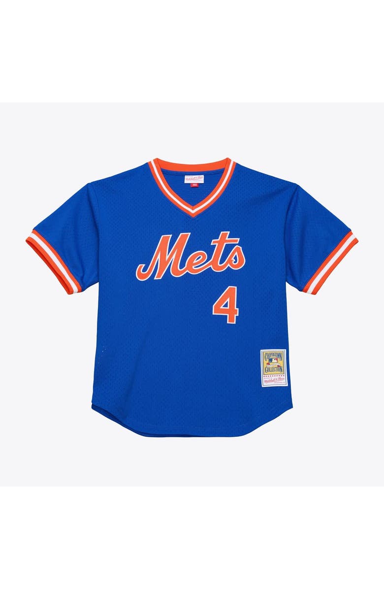 Mitchell & Ness Men's Mitchell & Ness Lenny Dykstra Royal New York Mets Authentic Batting Practice Jersey, Main, color, Royal