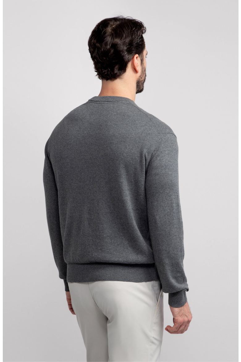 Anytime Crewneck Sweater, Alternate, color, Medium Heather Gray