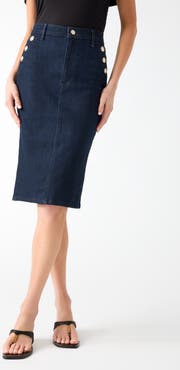 GUESS Riley Midi Pencil Skirt