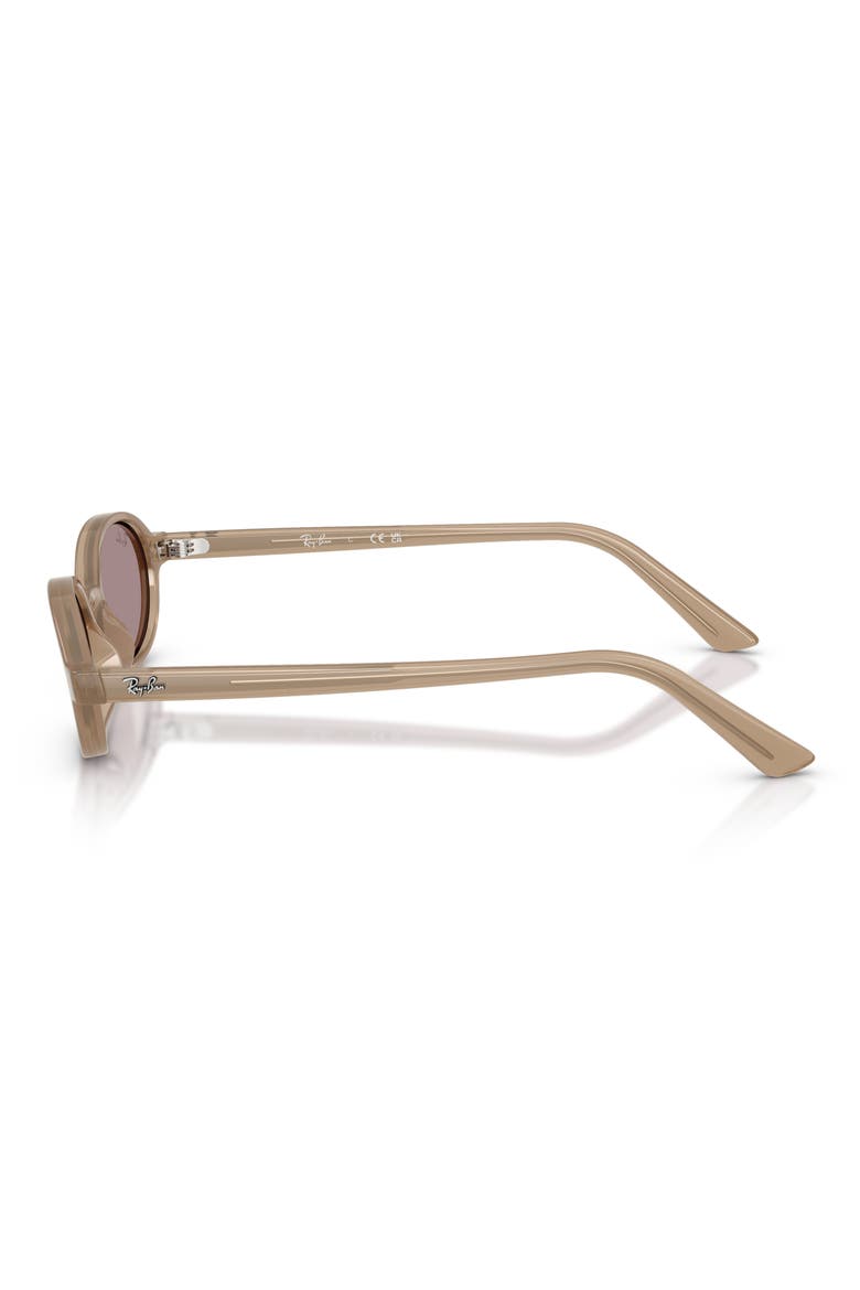51mm Oval Sunglasses, Alternate, color, OPALESCENT BROWN / VIOLET