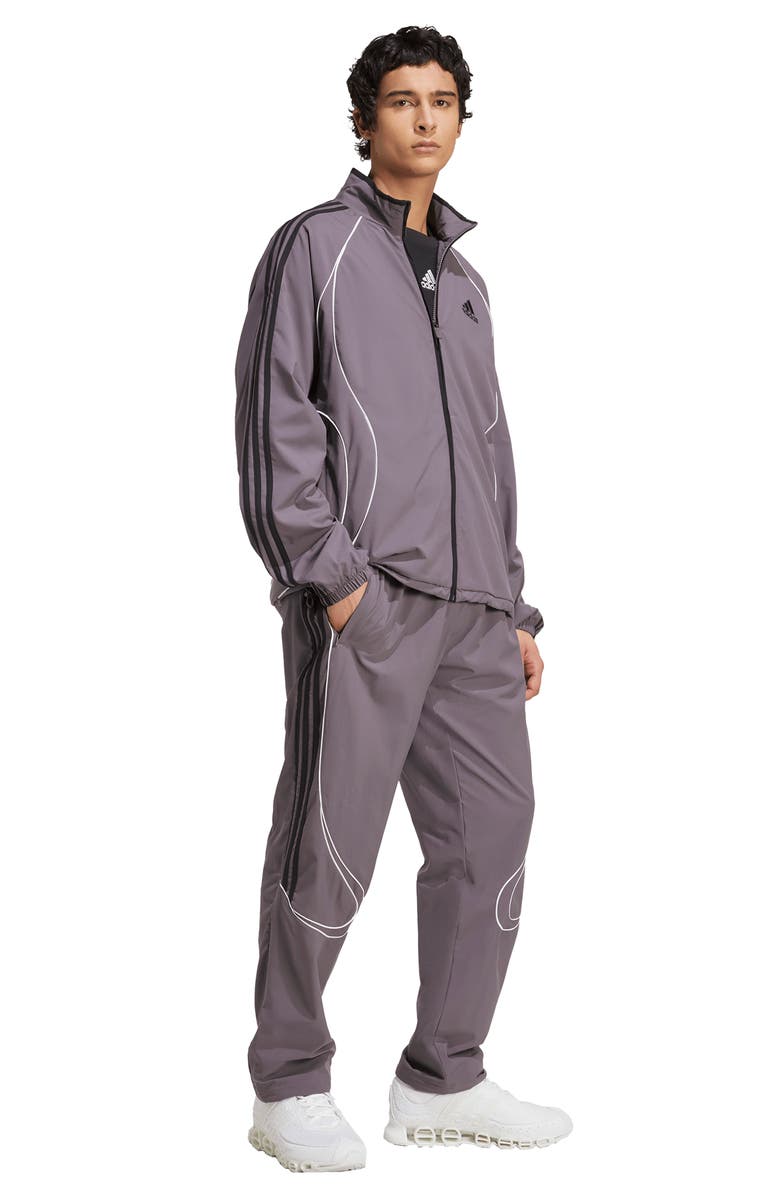 adidas Teamgeist Adicolor Track Jacket, Alternate, color, Grey Strata/ Black