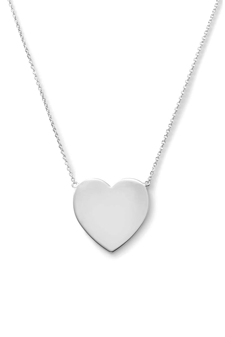 You Have My Heart Necklace, Main, color, SILVER