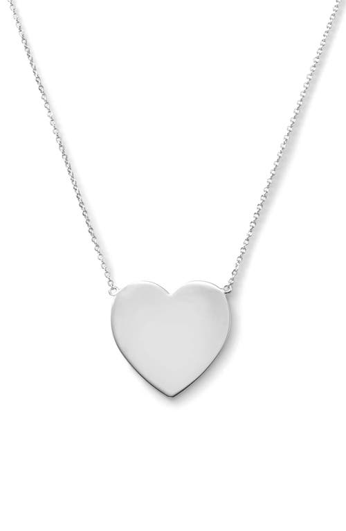 Melinda Maria You Have My Heart Necklace In Silver