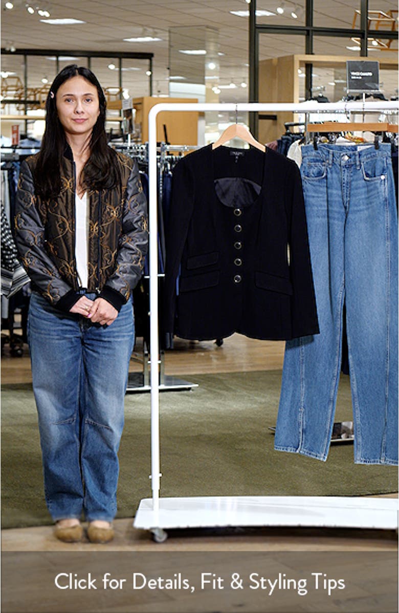 Roslyn Ponte U-Neck Blazer, sales video thumbnail