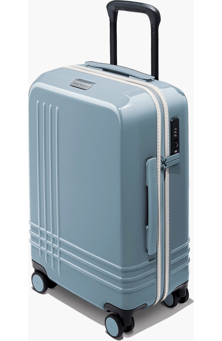 ROAM Luggage Carry-On Luggage, Main, color, Slate Gloss / White Trim