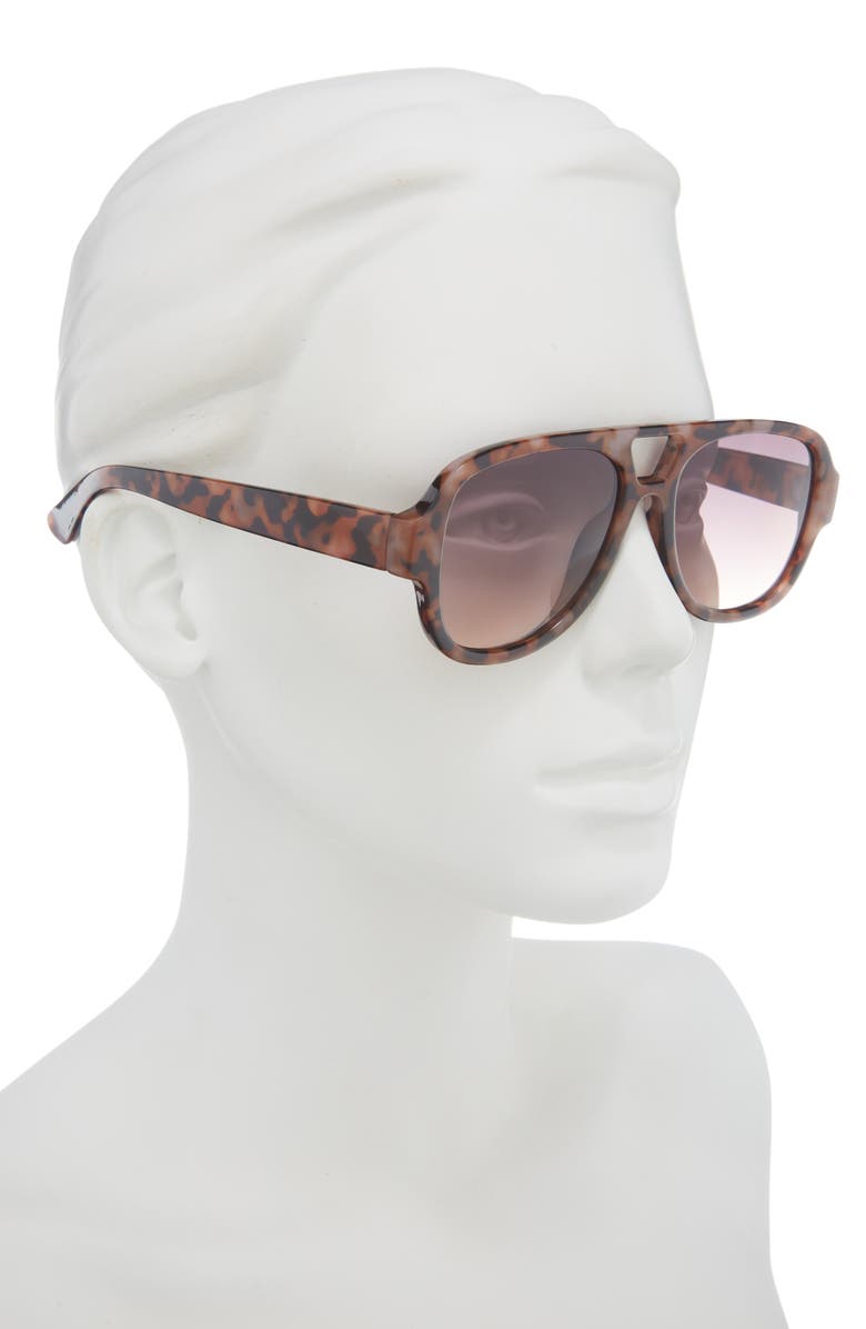 BP. Gradient Aviator Sunglasses, Alternate, color, Tortoise