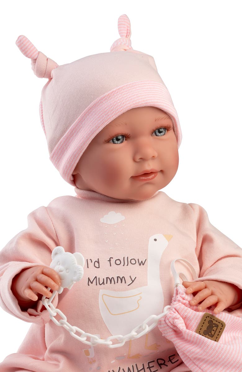 Llorens Luisa 16.5-Inch Crying Articulated Baby Doll, Alternate, color, Multi