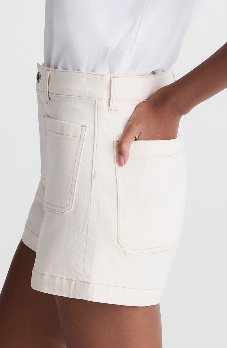 Madewell The Emmy Patch Pocket High Waist Denim Shorts, Alternate, color, Vintage Canvas