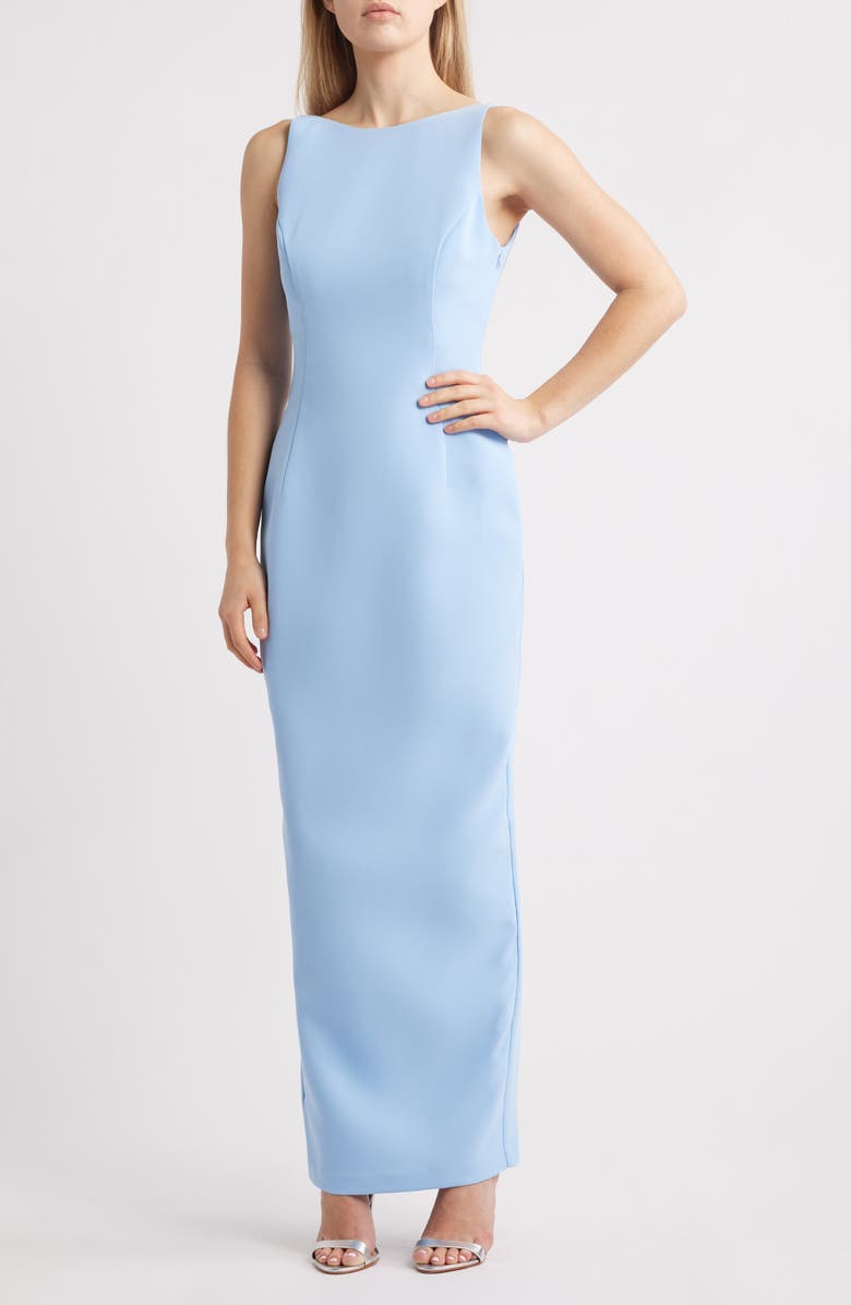 Amanda Uprichard Marbella Maxi Dress, Main, color, Baby Blue