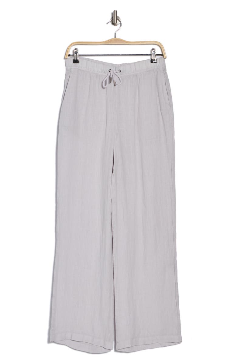 Reiss Cleo Wide Leg Pants, Main, color, Dusty Blue