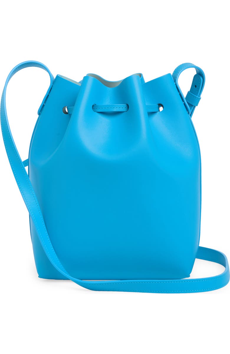 Mansur Gavriel Mini Leather Bucket Bag, Alternate, color,
