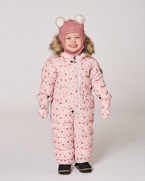 Deux Par Deux Baby Girl One-piece Original Puffy Snowsuit In Pink