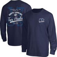 Champion Men's Champion  Navy North Carolina Tar Heels Laminated All-Star Long Sleeve T-Shirt