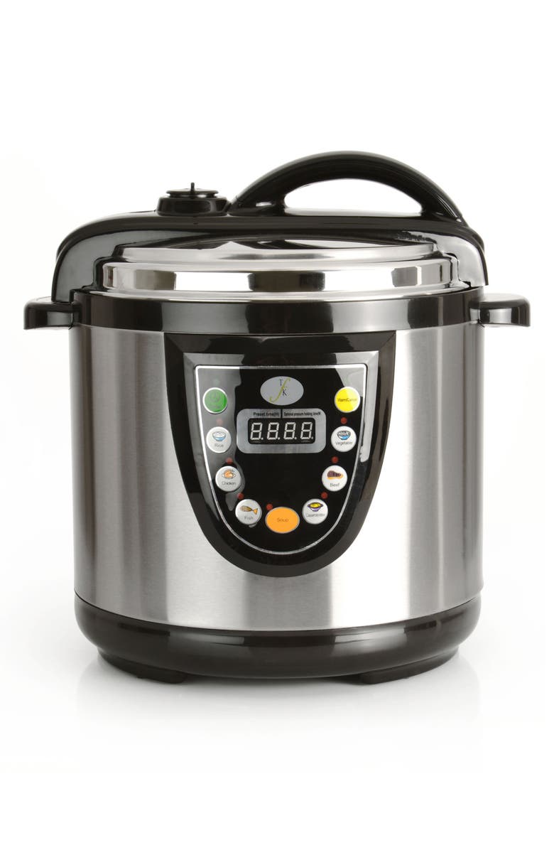 BergHOFF Electric 5-in-1 Pressure/Slow/Rice Cooker/Steamer/Warmer, Main, color, Silver