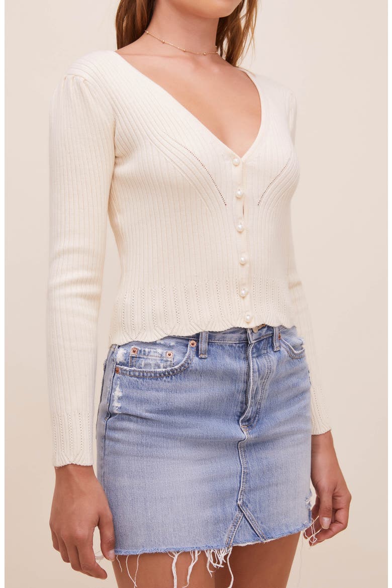 Dita Cardigan, Alternate, color, CREAM