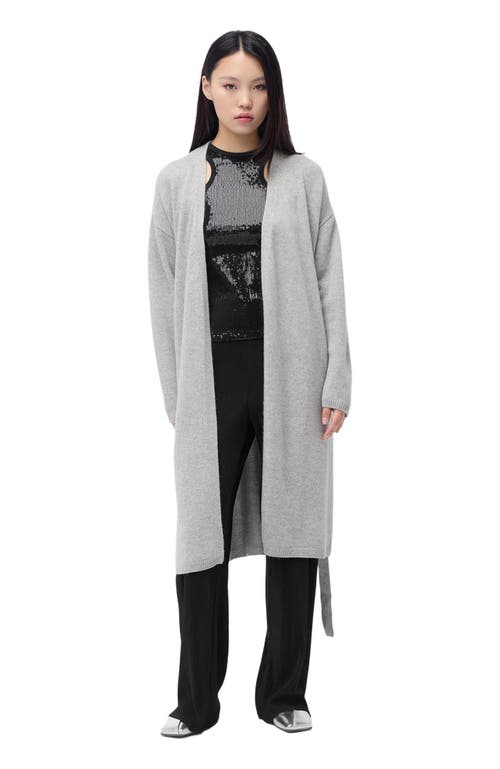 Gobi Mongolian Cashmere Long Maternity Cashmere Robe In Blue