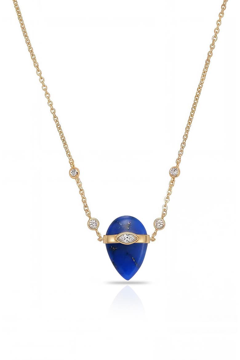 Solstice Lapis Lazuli Pendant Necklace, Alternate, color, LAPIS