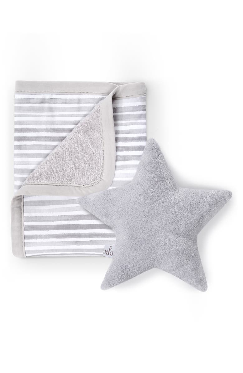 Oilo Ink Cuddle Blanket & Star Dream Pillow Set, Main, color,
