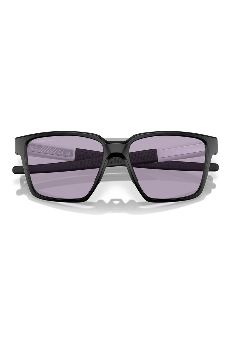 Actuator 57mm Prizm™ Rectangular Sunglasses, Alternate, color, BLACK GREY