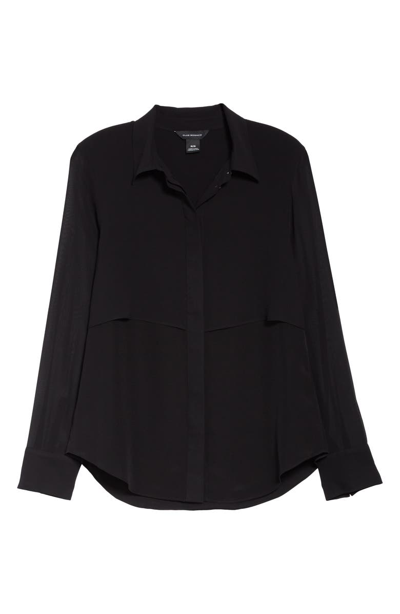 Club Monaco Bernee Silk Shirt, Alternate, color,