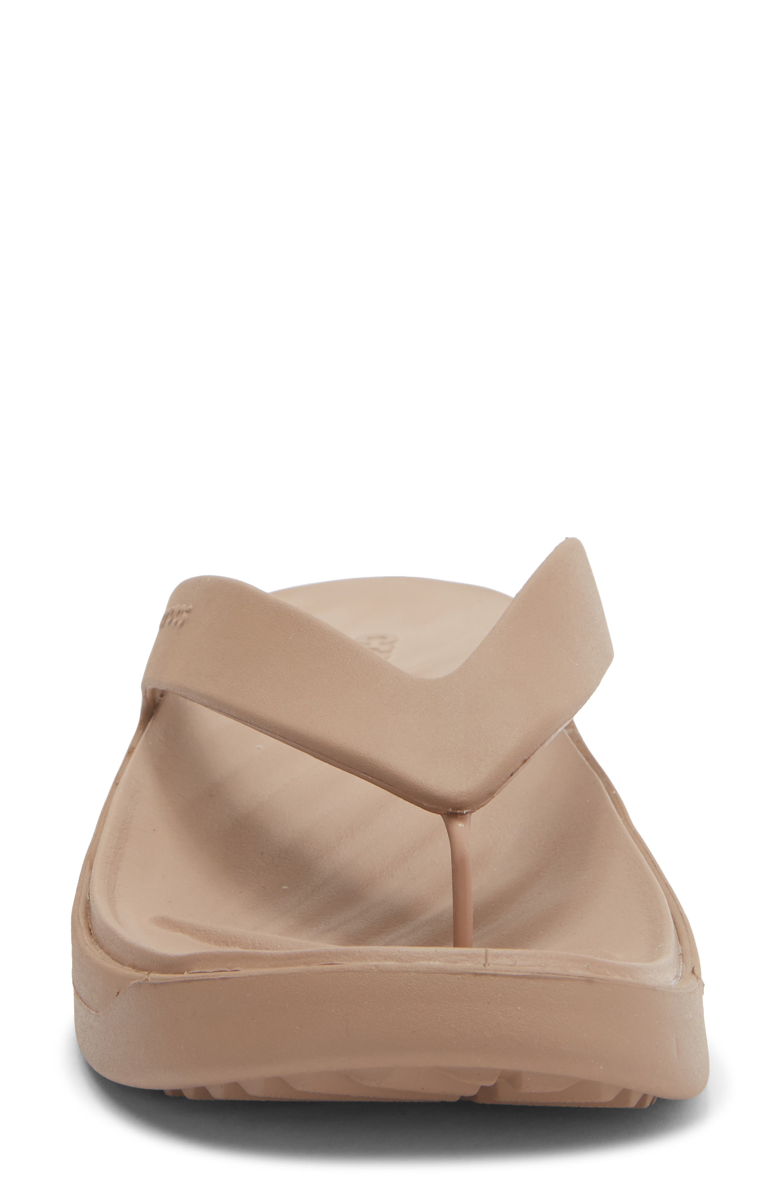 CROCS Getaway Platform Flip Flop, Alternate, color, Latte