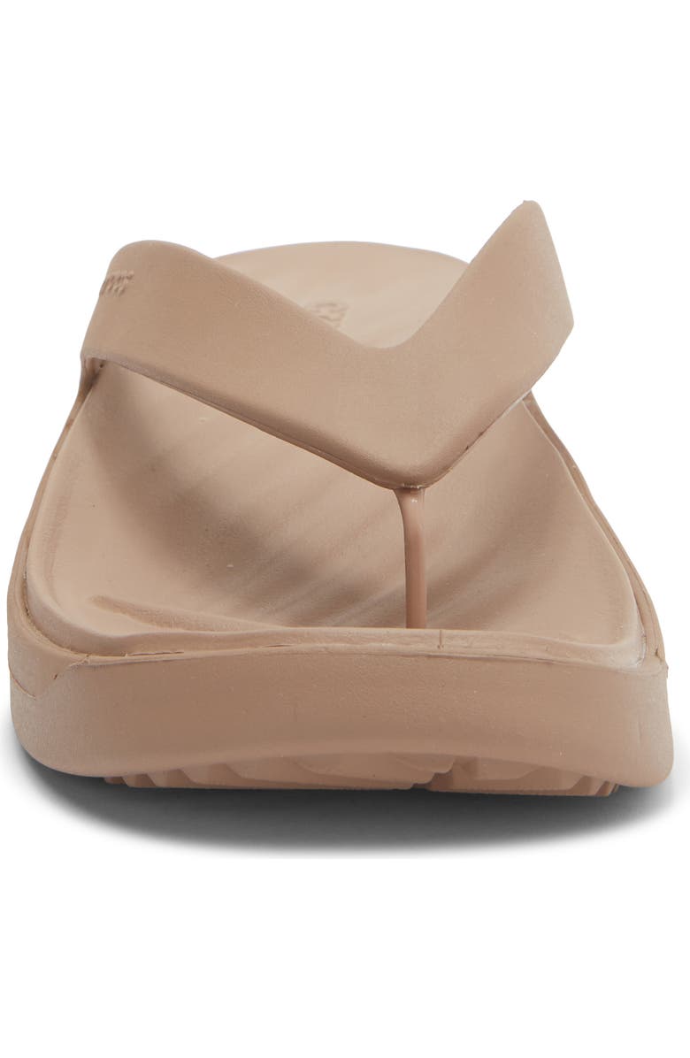 CROCS Getaway Platform Flip Flop, Alternate, color, Latte