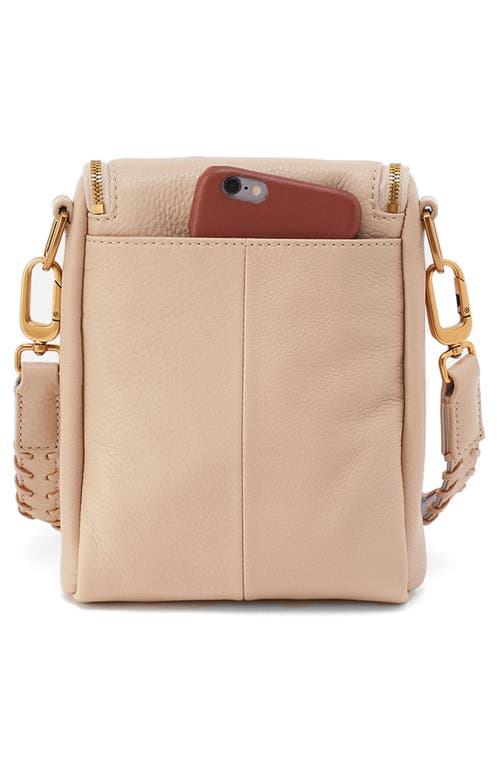 Hobo Fern Leather Crossbody Bag In Linen