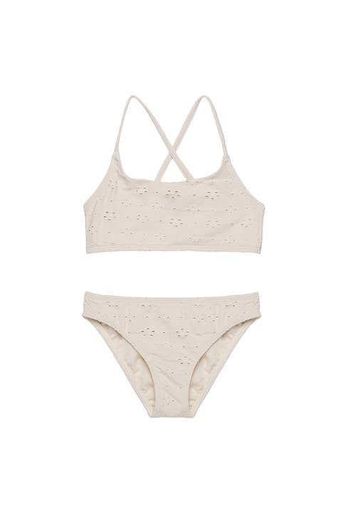 Little Lace Criss Cross Strap Swim Set