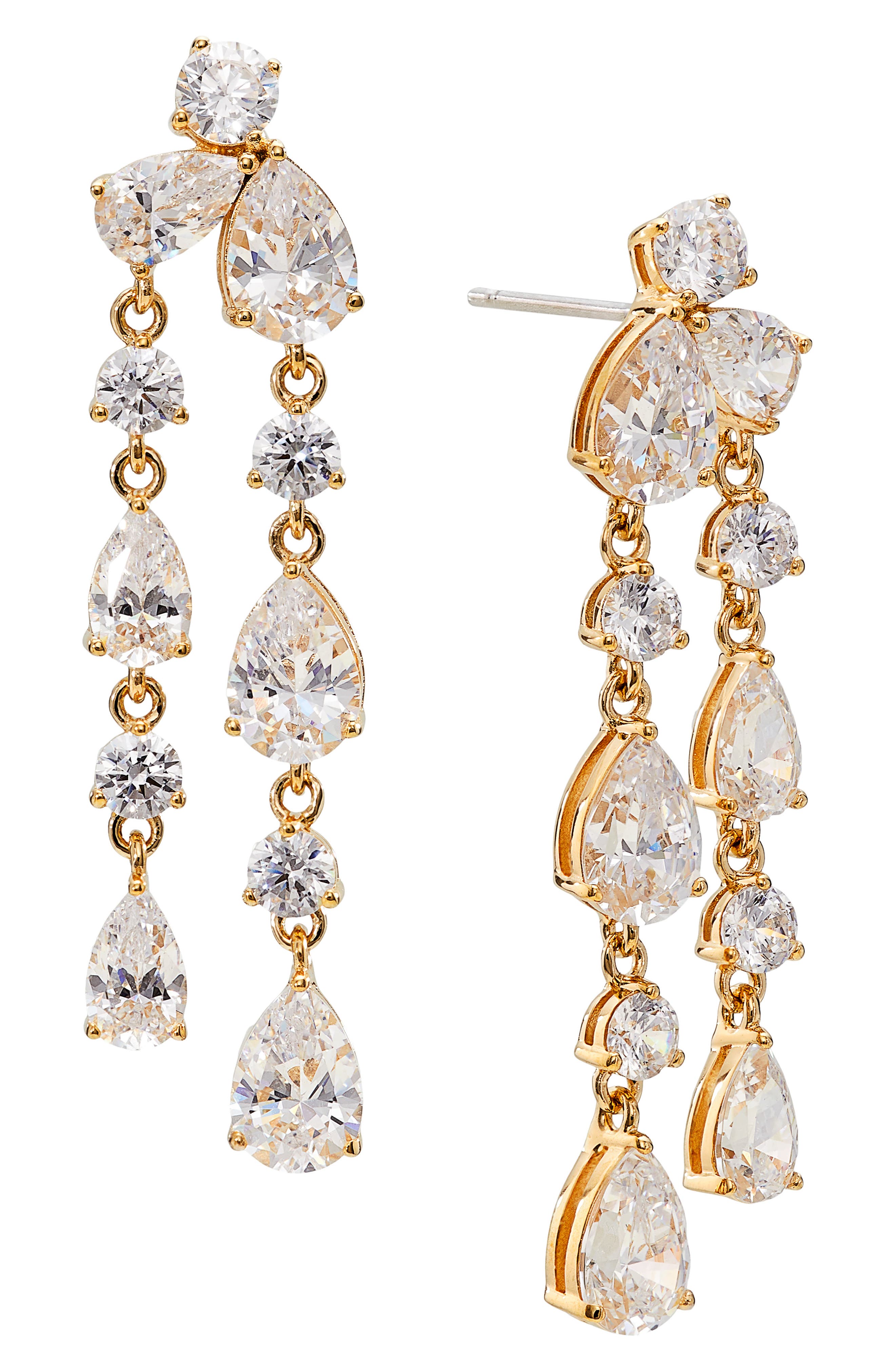 Nadri Leah Double Linear Drop Earrings