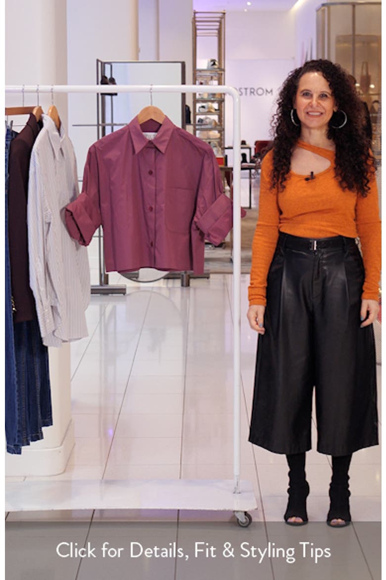 Next Ex Crop Cotton Button-Up Shirt video