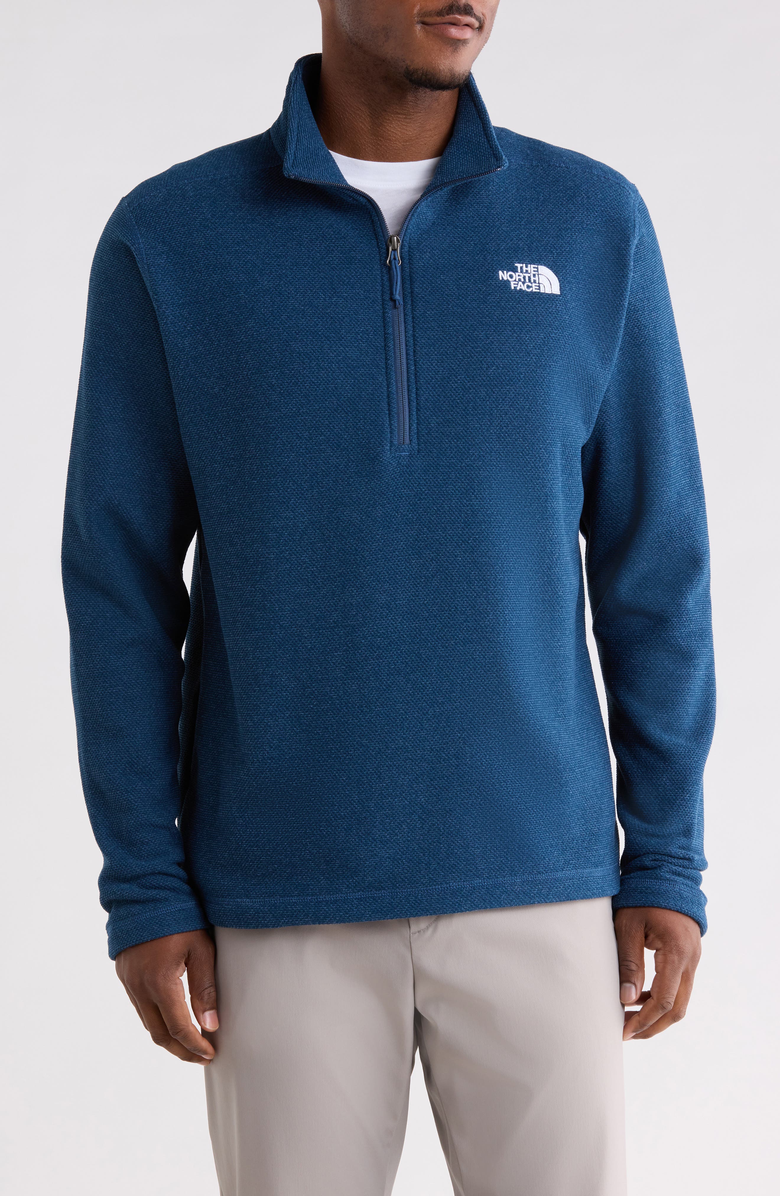 Textured Cap Rock Quarter Zip Pullover