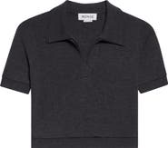 MONSE Doubled Crop Merino Wool Polo