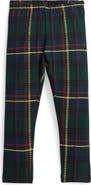 Polo Ralph Lauren Kids' Plaid Cotton Leggings