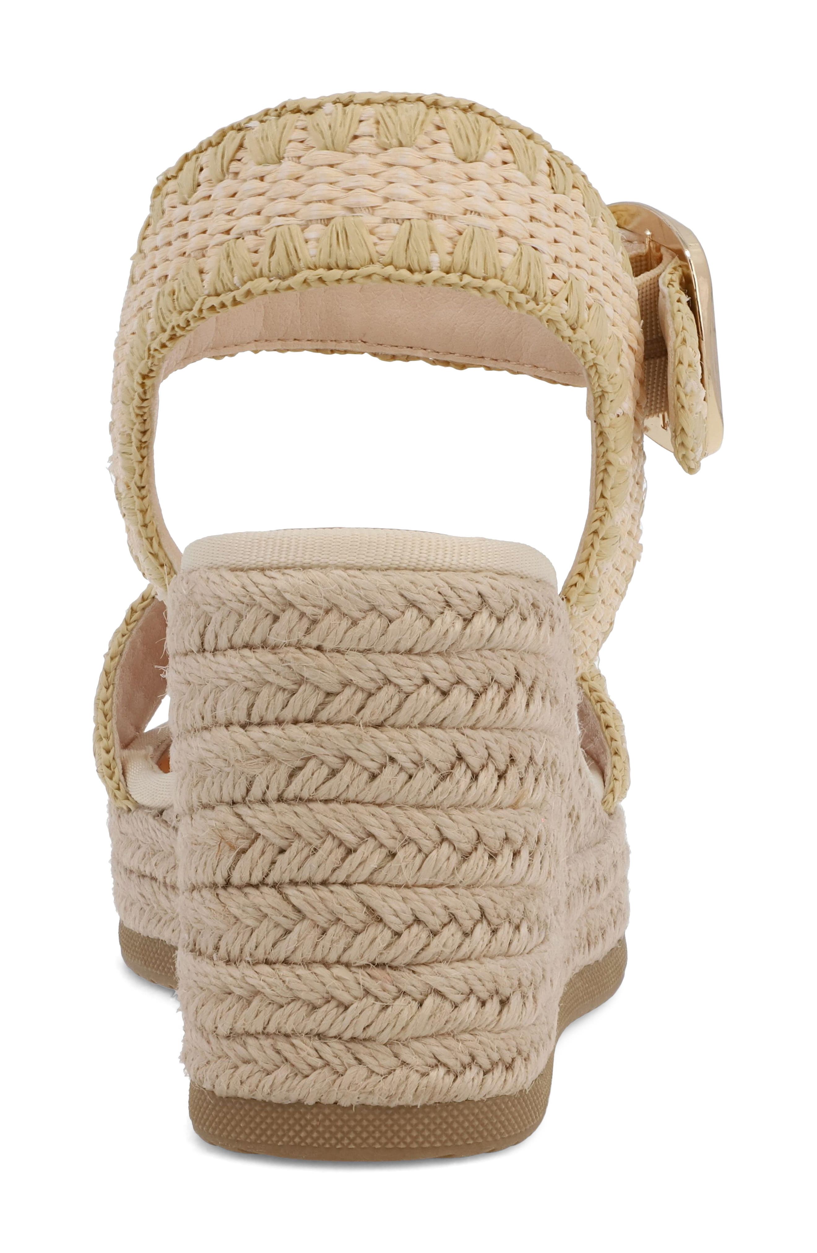 Beverlee Platform Wedge Sandal, Alternate, color, BONE
